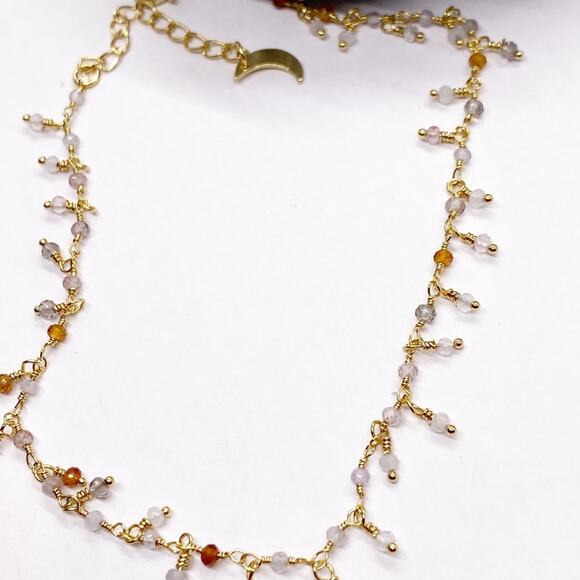 NEW FP x Luna Norte Mixed Stone Anklet Set - Picture 6 of 13